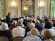 Prof. Kämmerling am Klavier